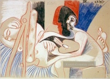 Der Künstler und sein Modell L artiste et son modele 8 1970 kubist Pablo Picasso Ölgemälde